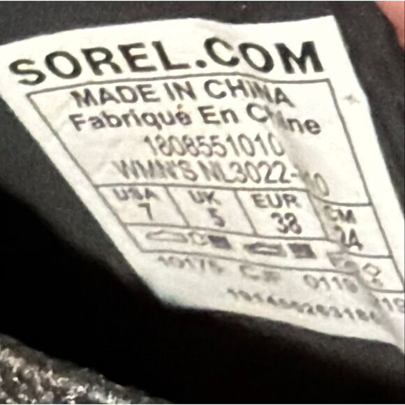 Sorel Women’s 7 Joan of Arctic Wedge II Chelsea Boots Black NL3022-010 - Picture 11 of 11